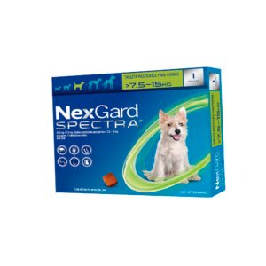 NEXGARD SPECTRA DE 7.5 A 15 kilos